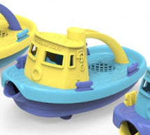 sleepboot blauw-geel oceanbound tug boat