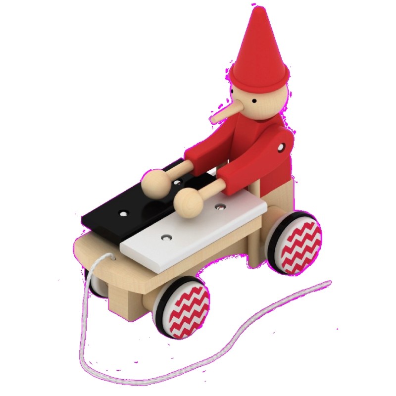 Figurine à tirer pinocchio