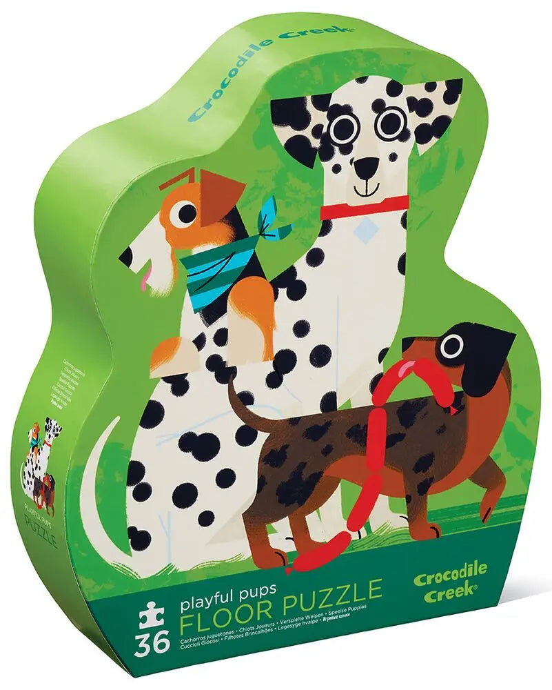 puzzel playful pups 36pc