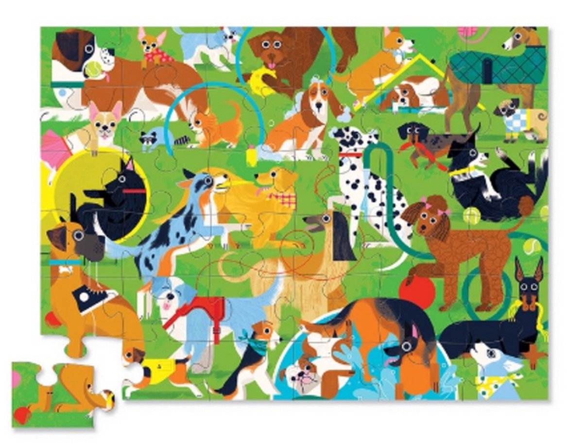 puzzel playful pups 36pc