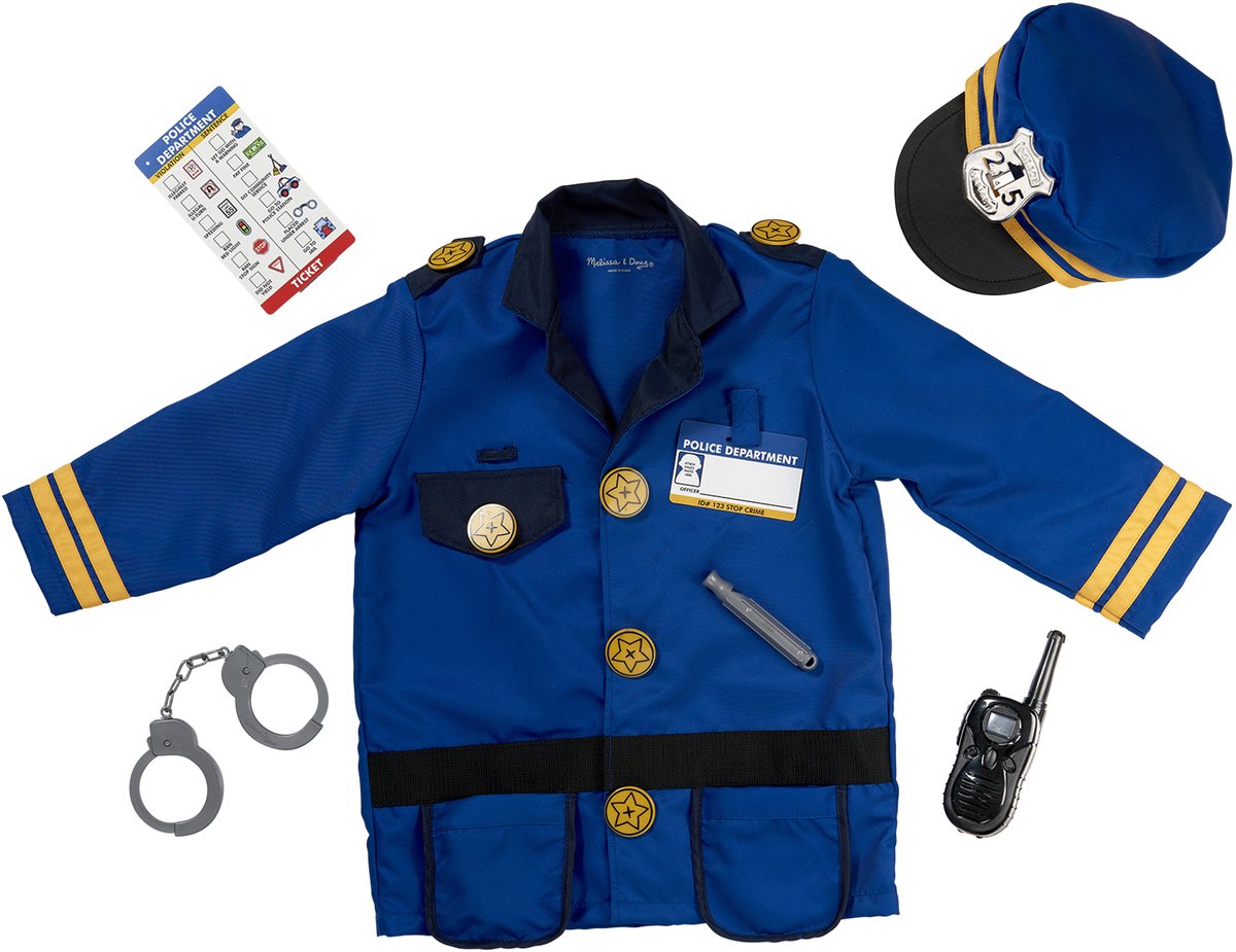 ensemble de deguisement : agent de police