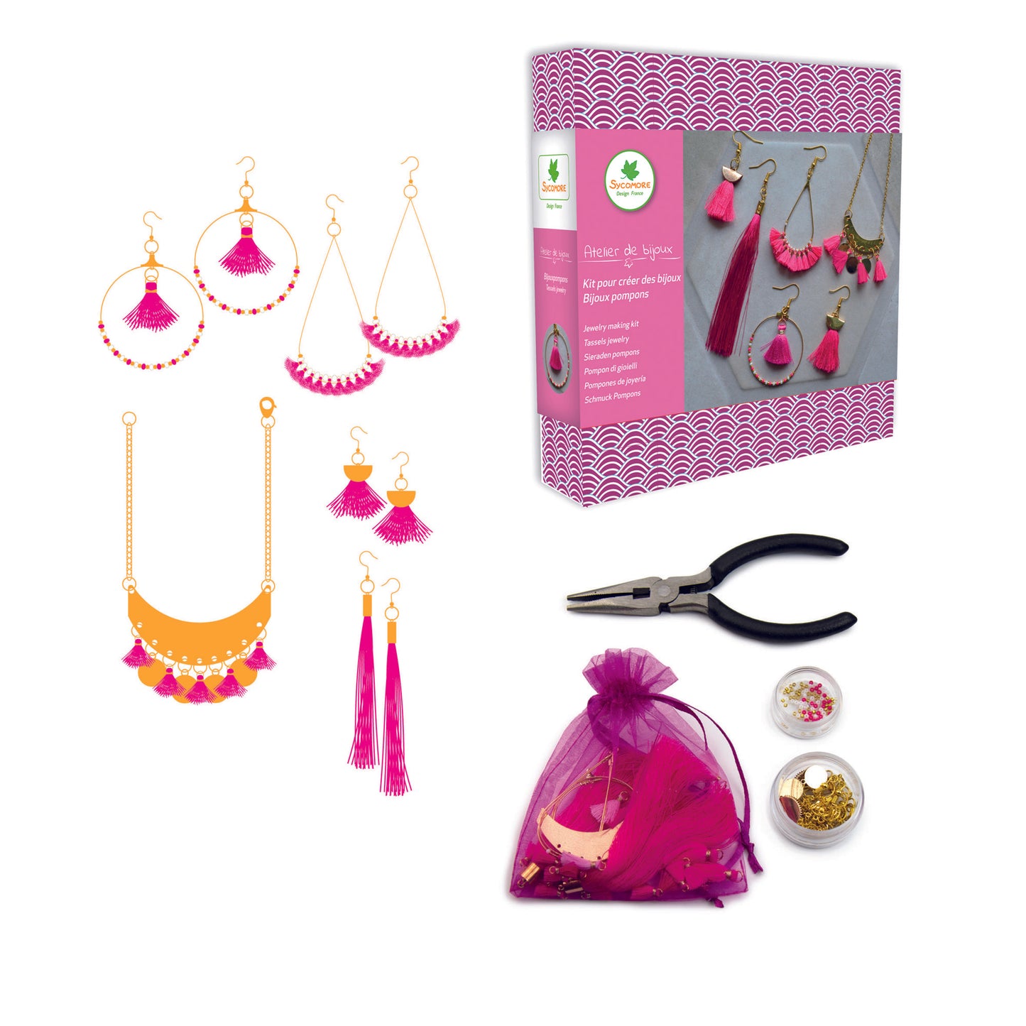 juwelen maken met pompons