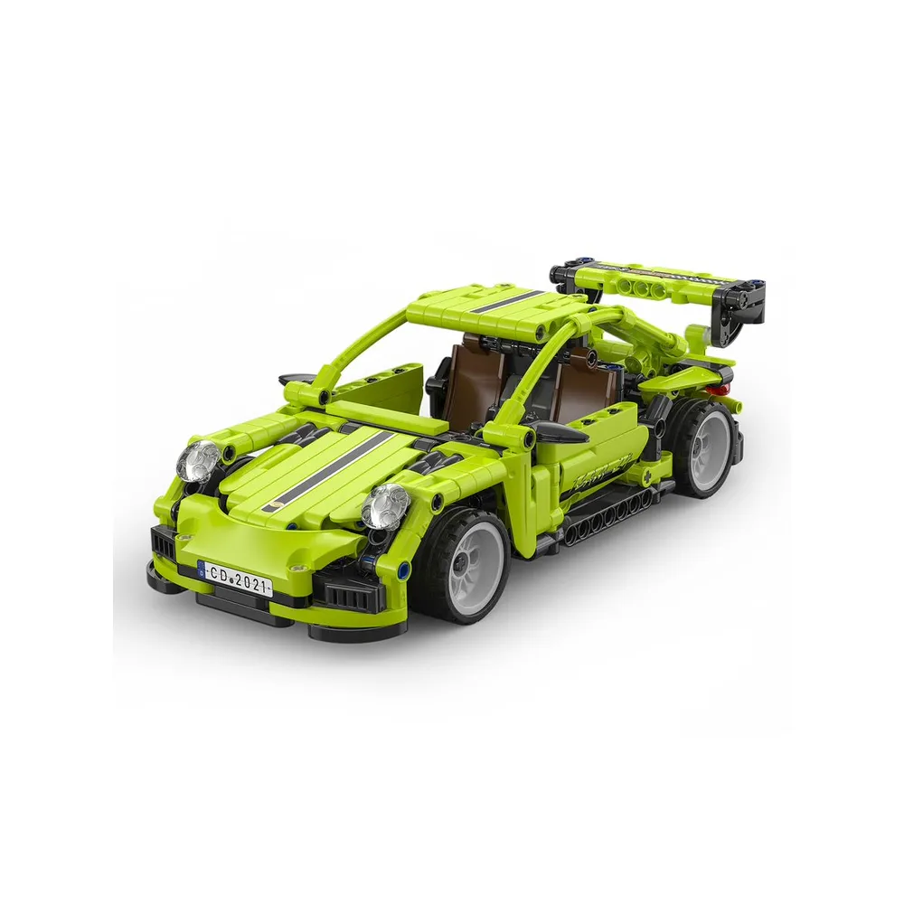 bouwpakket racewagen lime offroad pullback CADA