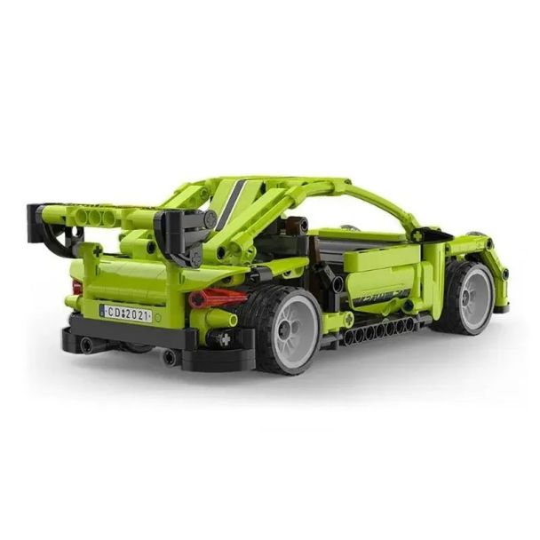 bouwpakket racewagen lime offroad pullback CADA