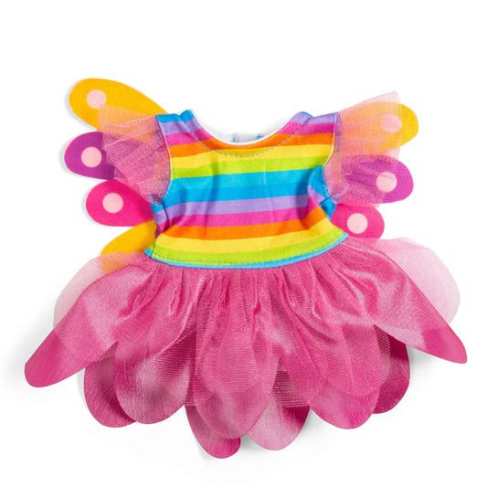kledij voor stoffen pop M regenboogfee