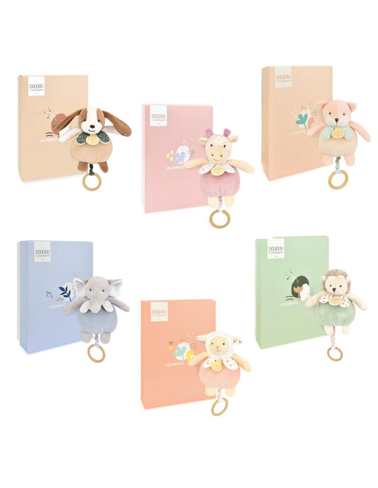 knuffel met muziekmechanisme les rikikis