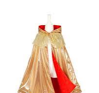 verkleedset prinses/roodkapje omdraaibare cape