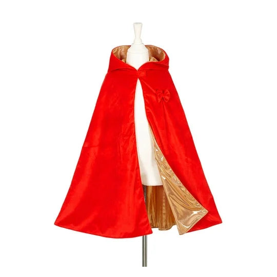 ensemble de déguisement princesse/chaperon rouge cape réversible