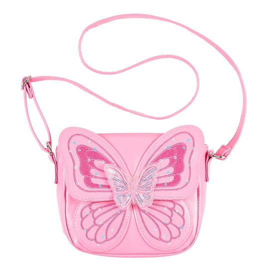 sac à main rosalie papillon rose Souza!