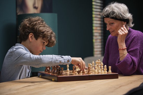 jeu d'échec complet en bois