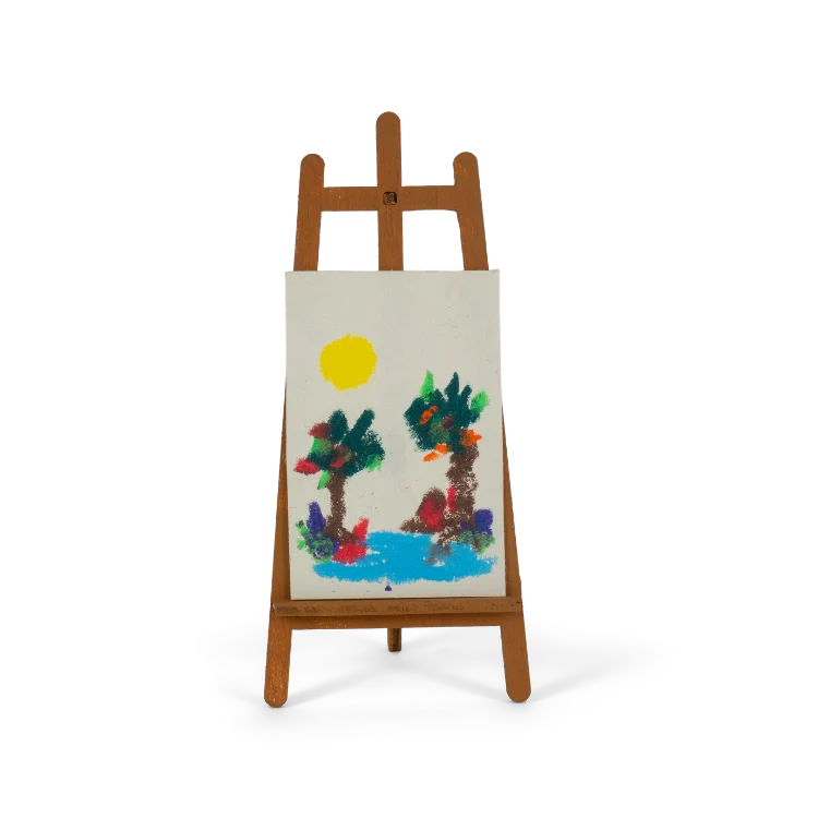 het muizenhuis Mini Scene Kit - Kunstenaar's atelier