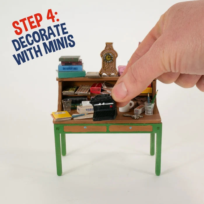 het muizenhuis Mini Scene Kit - Schrijversbureau