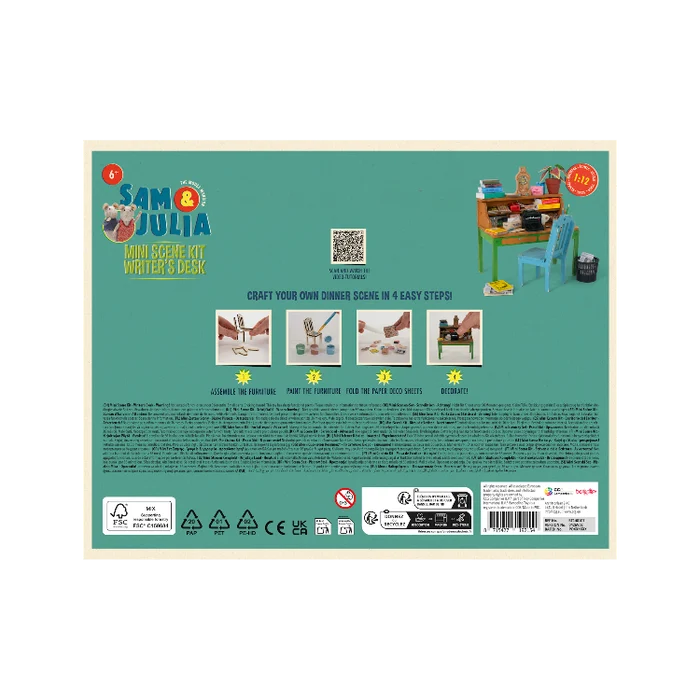 het muizenhuis Mini Scene Kit - Schrijversbureau