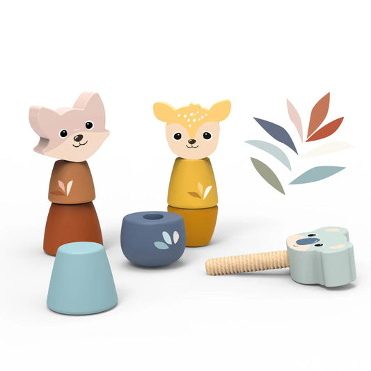 houten vijs mannetjes