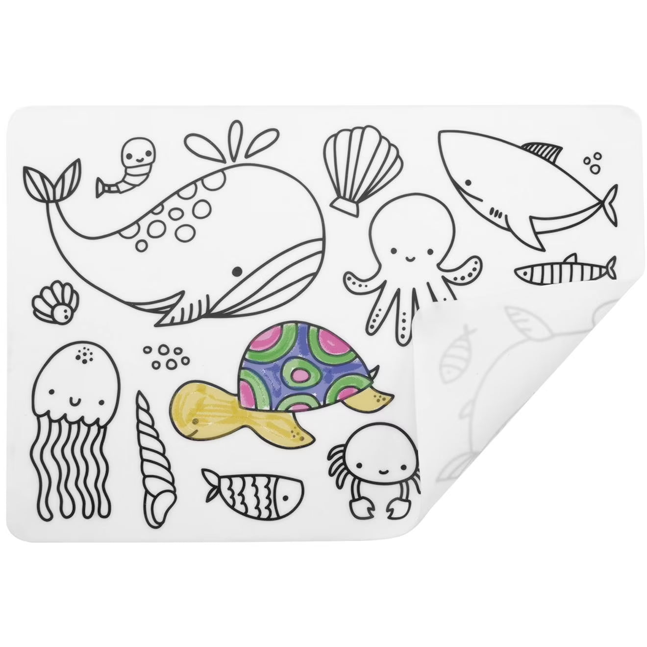 placemat silicone kleurset
