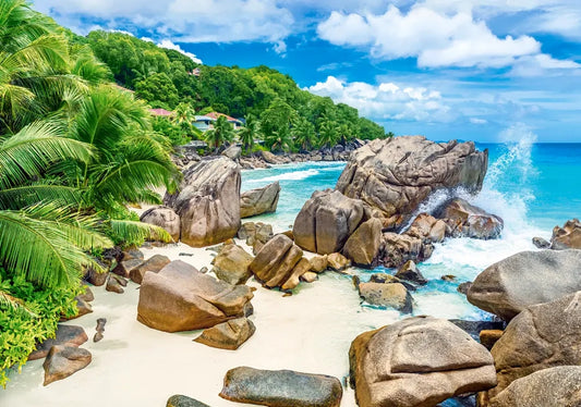 Puzzle la digue island, seychelles 500pc