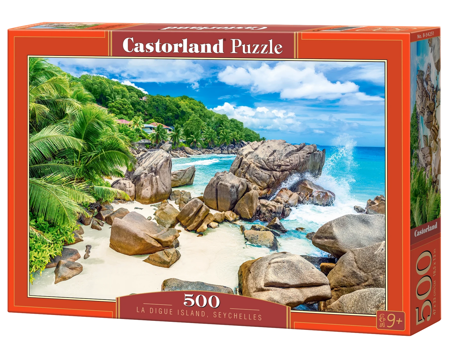 puzzel la digue island, seychelles 500pc