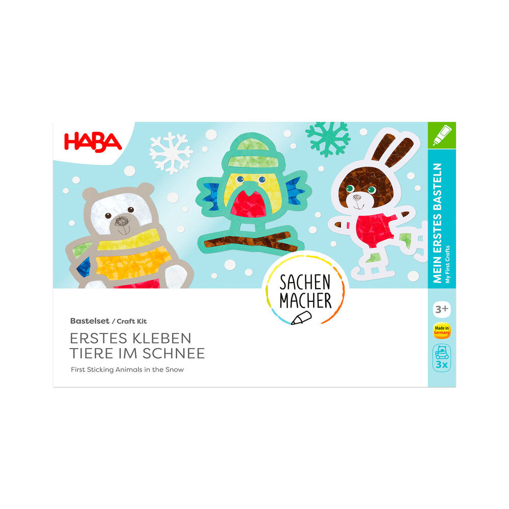 eerste knutselsets winter/kerst - voor 3-jarigen HABA