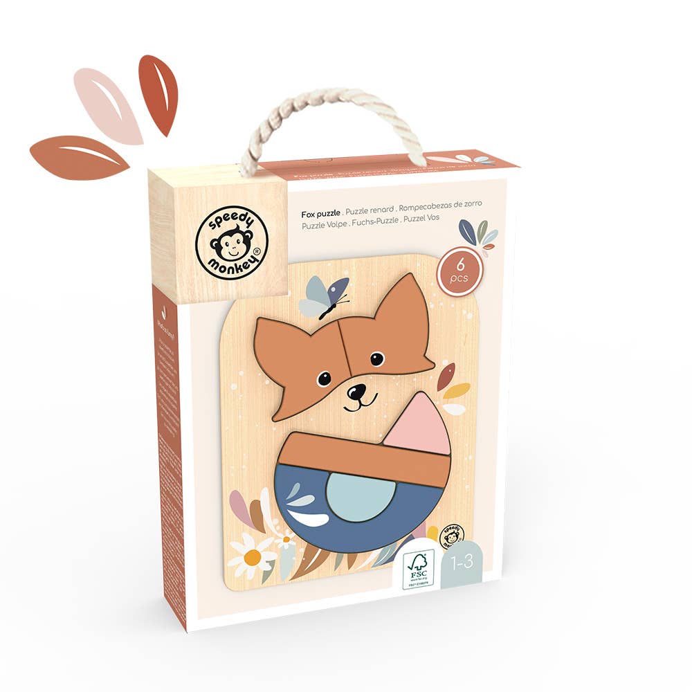 inlegpuzzel vos SPEEDY MONKEY