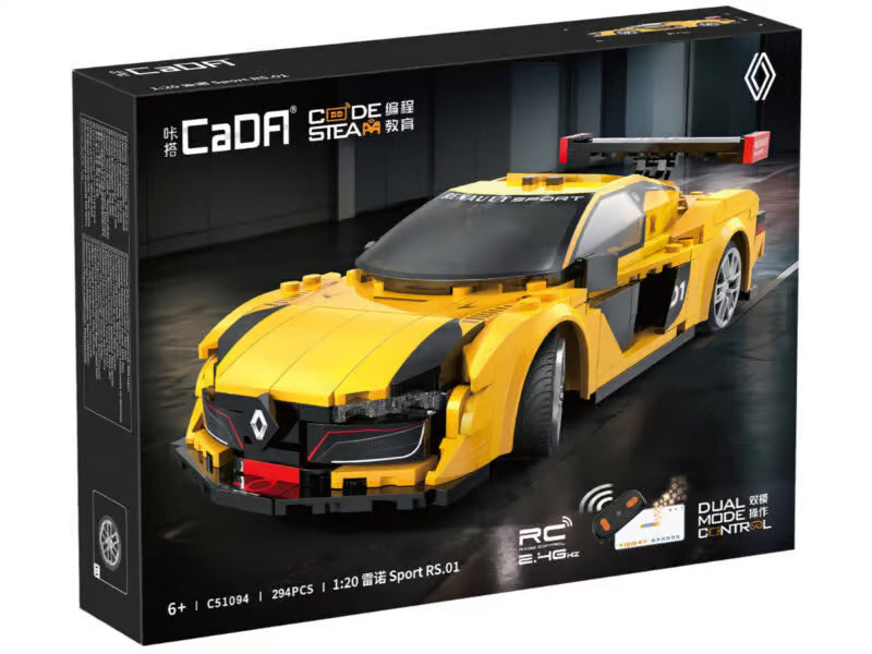 bouwpakket auto Renault sport RS.01 met afstandsbediening