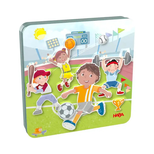 Boîte de jeu magnétique sport HABA