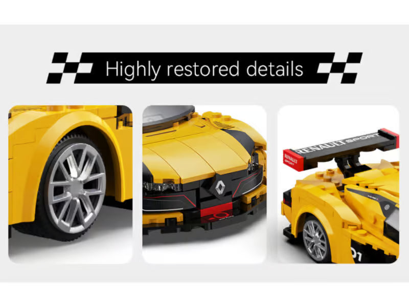 bouwpakket auto Renault sport RS.01 met afstandsbediening