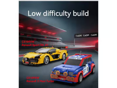 bouwpakket auto Renault sport RS.01 met afstandsbediening