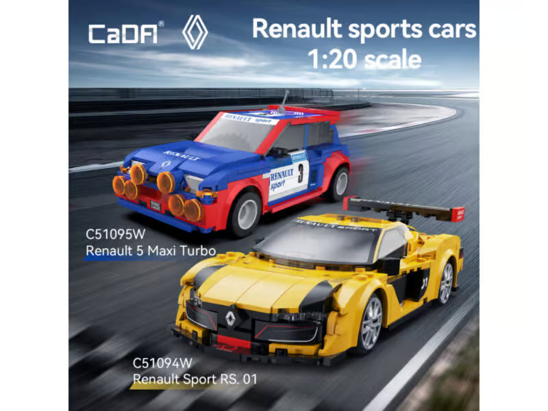 bouwpakket auto Renault sport RS.01 met afstandsbediening
