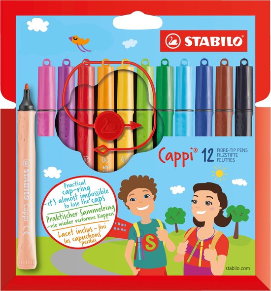 kleurstiften STABILO cappi 12pc