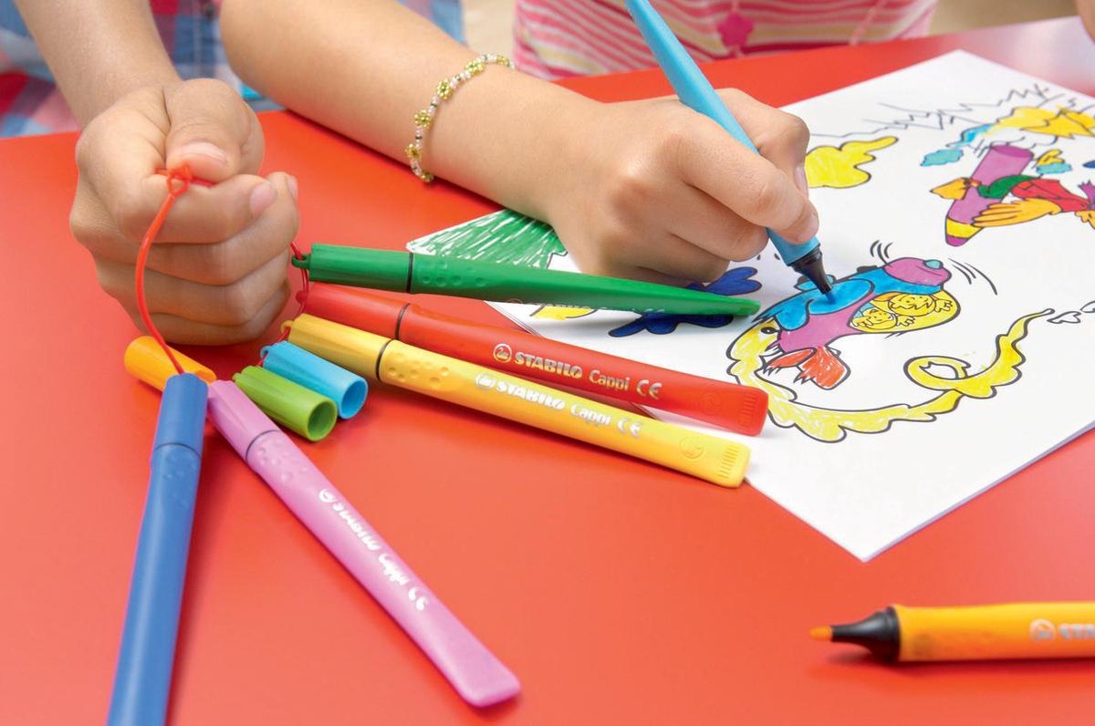 kleurstiften STABILO cappi 12pc