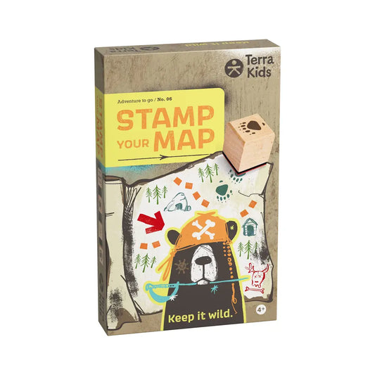 stamp your map explorer safari TERRA KIDS HABA