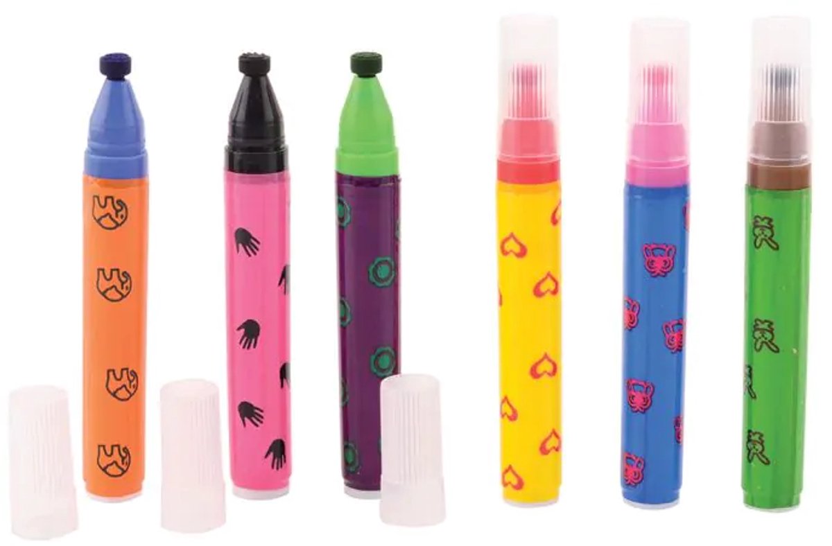 stempelstiften set van 6