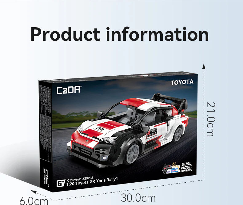 Maquette voiture télécommandée Toyota GR supra GT4