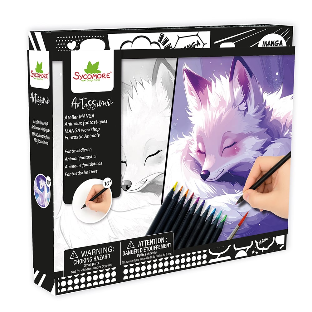 Manga créatures mythiques - Mise en page et marqueurs