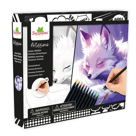 Manga créatures mythiques - Mise en page et marqueurs