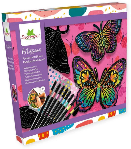 artissimo - crayons de couleur L - papillons flamboyants