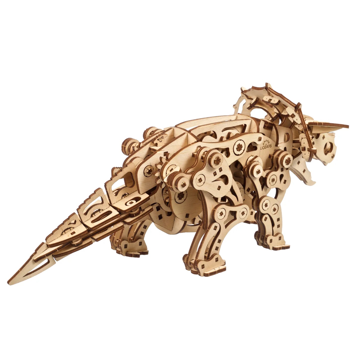 Puzzle 3D en bois à construire Triceratops