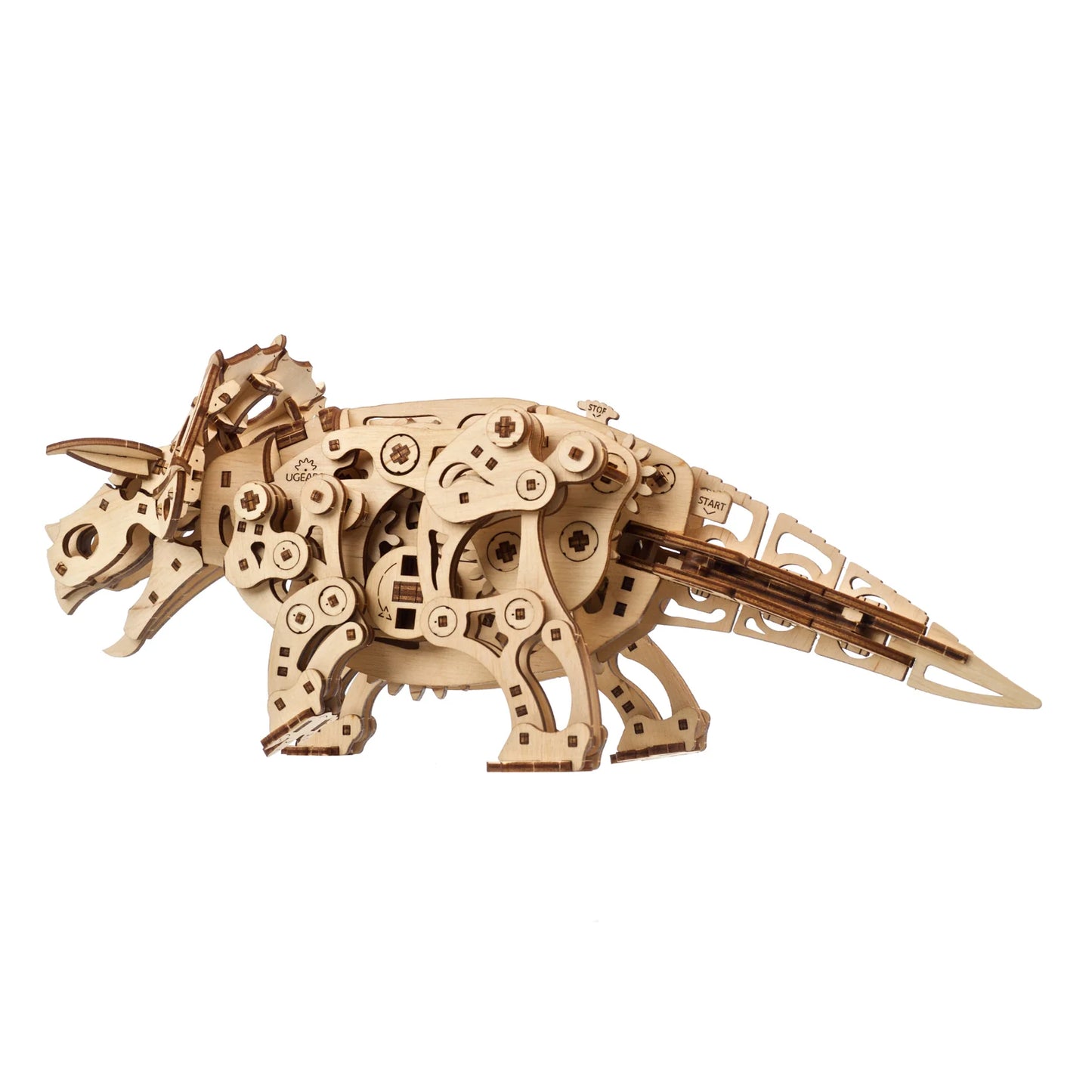 Puzzle 3D en bois à construire Triceratops