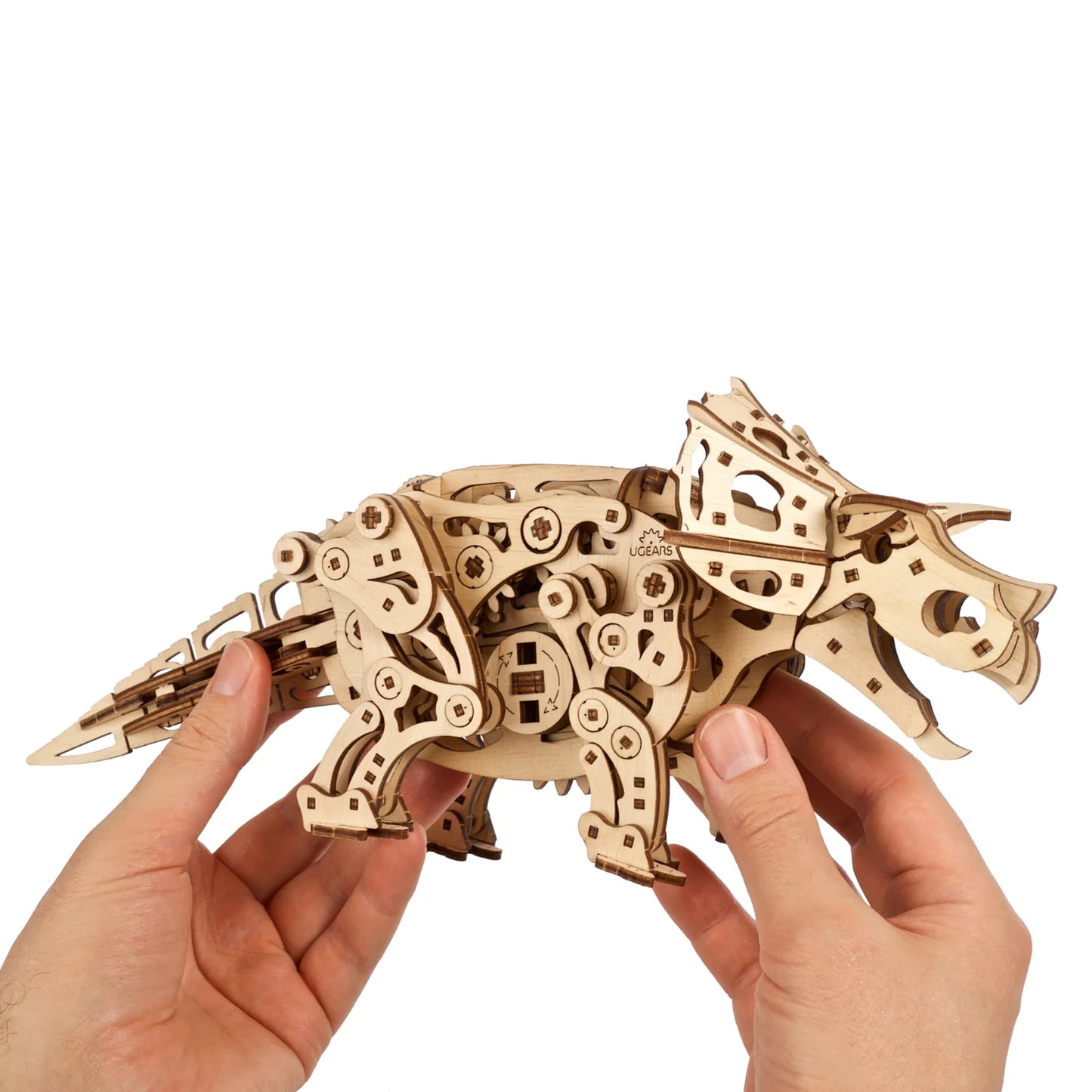 Puzzle 3D en bois à construire Triceratops