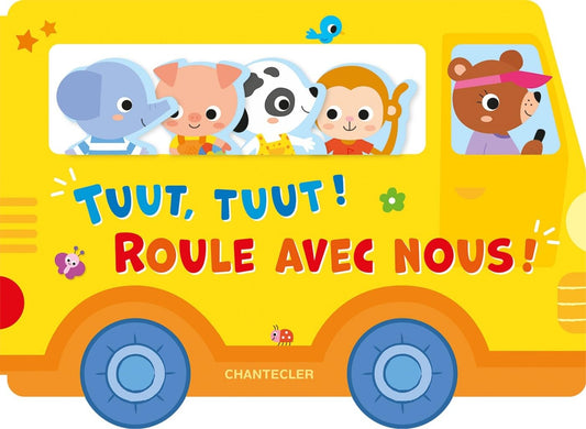 livre Pouet, pouet ! Viens, on roule ! FRA