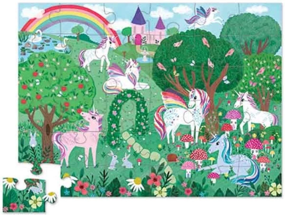 puzzel éénhoorn tuin 36pc