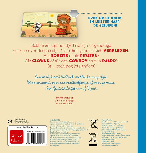 geluidenboekje verkleden met bobbie NED