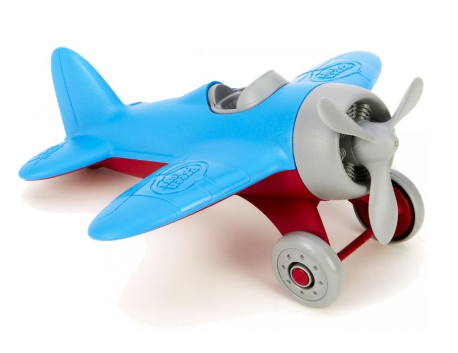vliegtuig blauw greentoys
