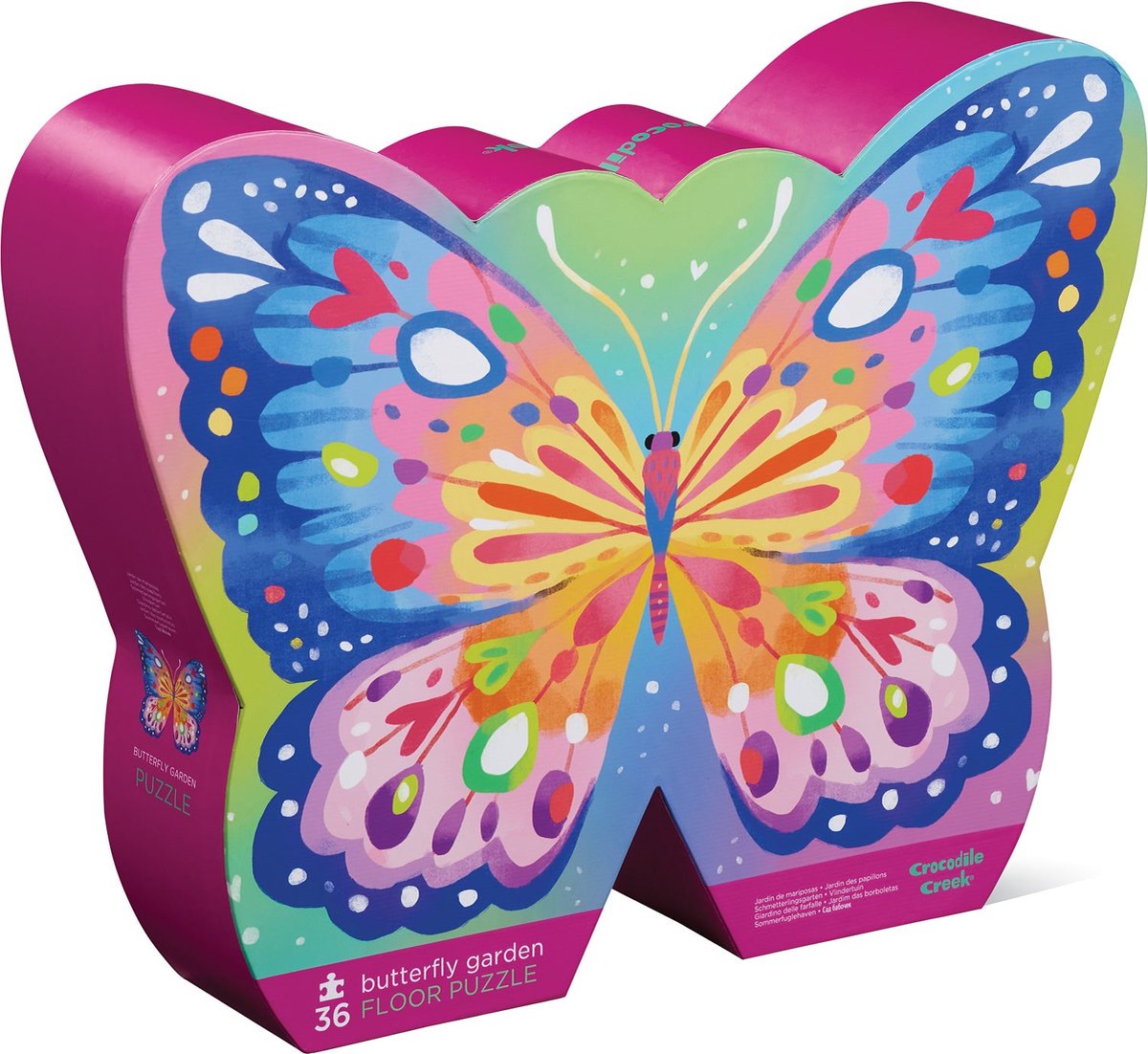 puzzel met folie vlindertuin 36pc
