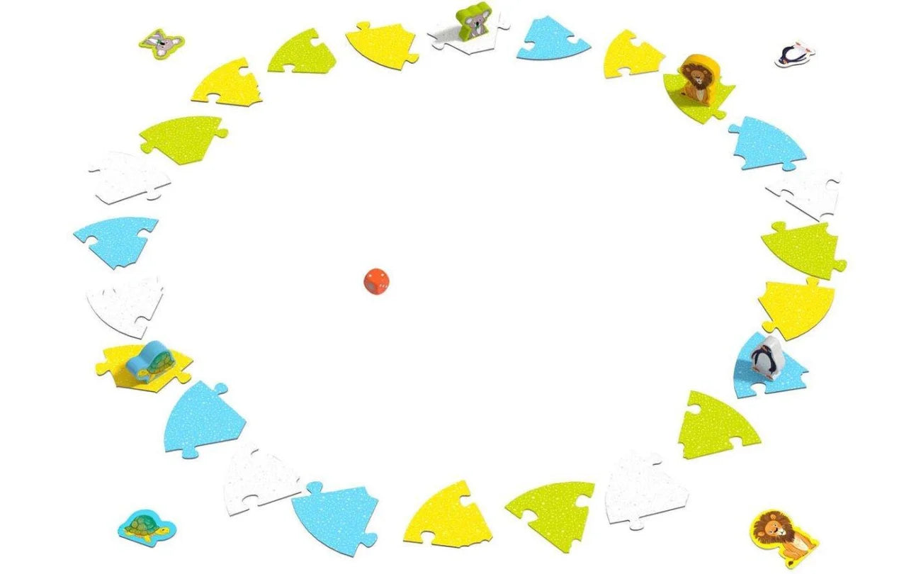 game meets puzzle - waar wonen leeuw en zijn vriendjes ? HABA NED