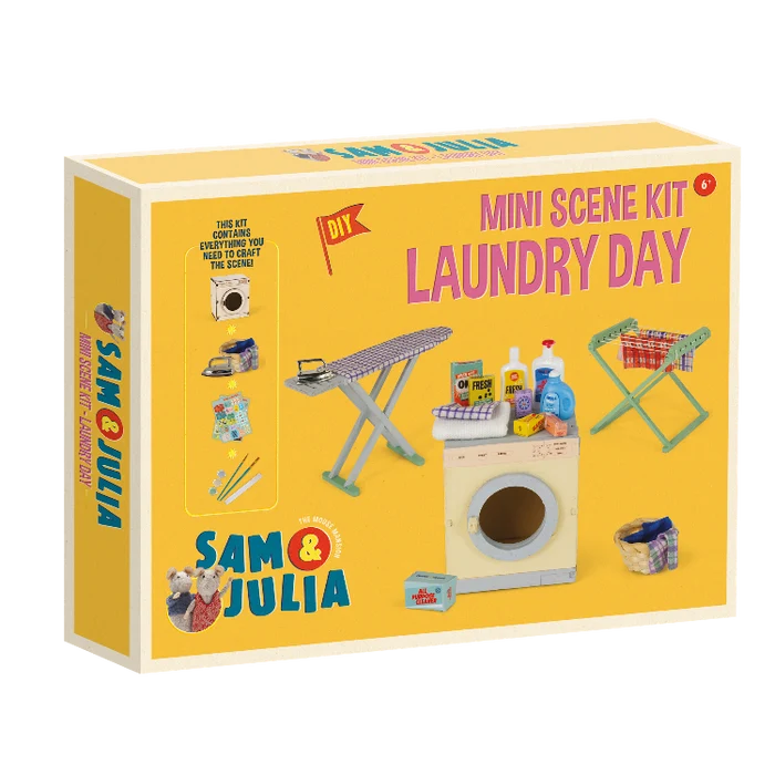 het muizenhuis Mini Scene Kit - wasdag
