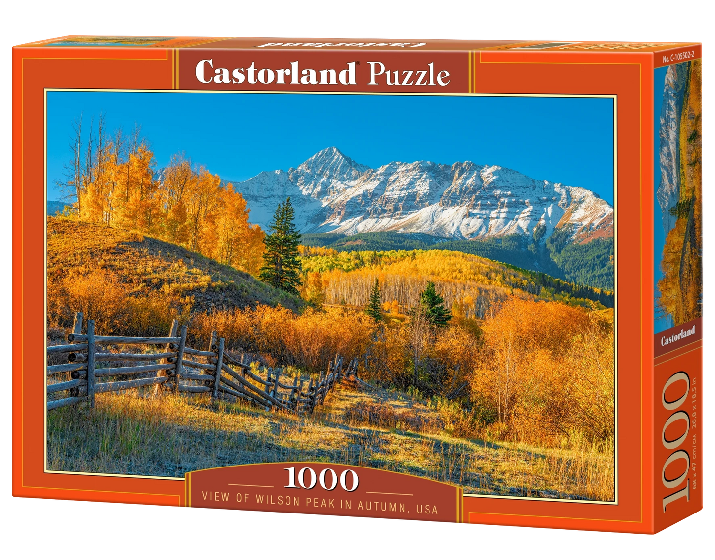 Puzzel view of wilson peak in autumn, USA 1000pc