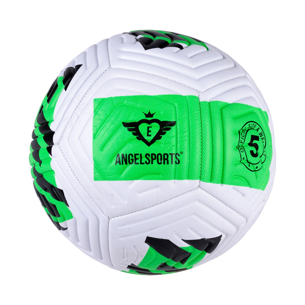 voetbal wit-groen-zwart