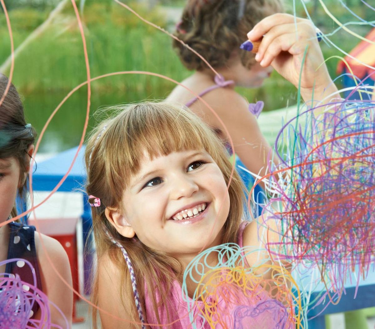 10 dikke kleurpotloden STABILO woody multitalent 3 in 1 met slijper