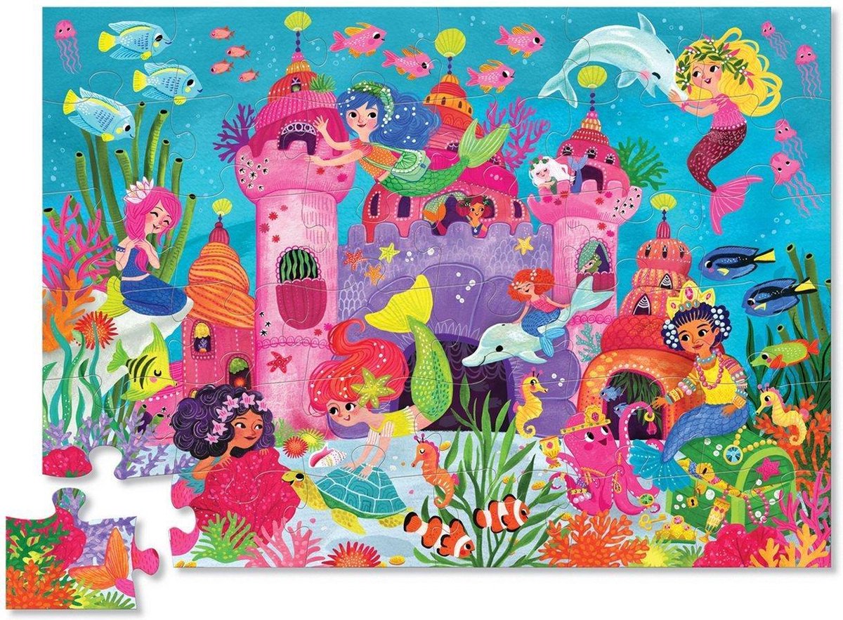 puzzel zeemeermin mermaid palace 36pc